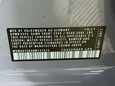 Used 2022 Volkswagen GTI Autobahn FWD image 32