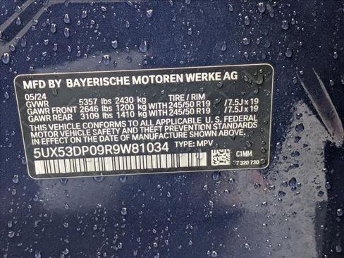 Used 2024 BMW X3 xDrive30i w/ Convenience Package image 25