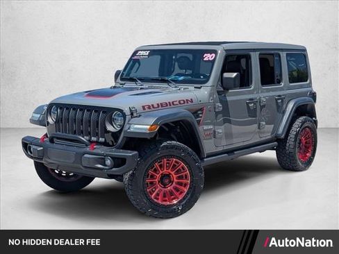 Used 2020 Jeep Wrangler Unlimited Rubicon w/ Quick Order Package 28Y Recon AWD/4WD image 1