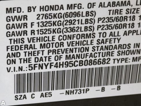 Used 2012 Honda Pilot Touring image 16