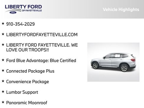 Used 2021 BMW X3 sDrive30i w/ Convenience Package RWD image 5