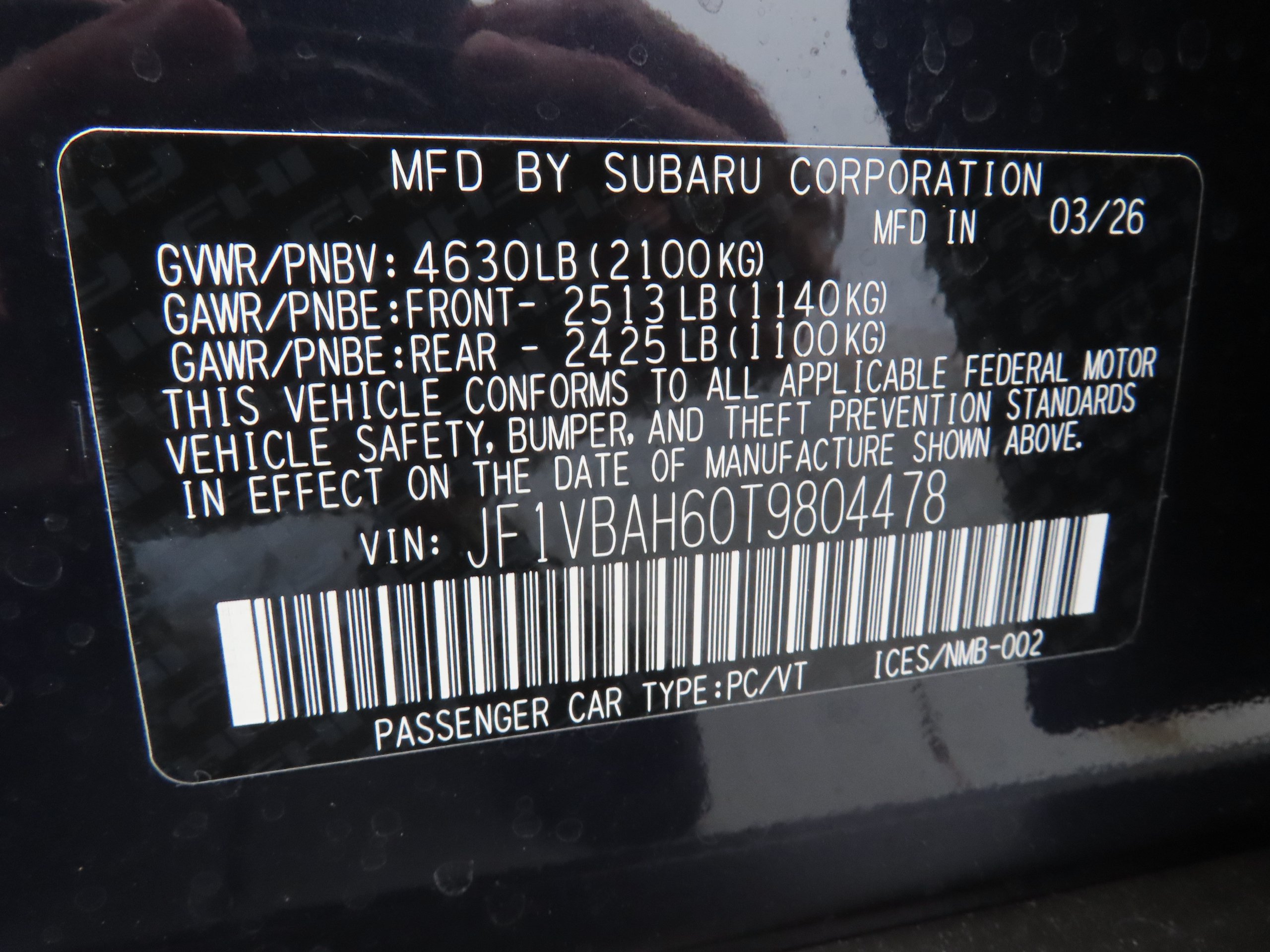 New 2026 Subaru WRX Premium w/ WRX Electronics Package AWD/4WD image 25