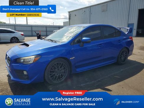 Used 2016 Subaru WRX STI AWD/4WD image 1