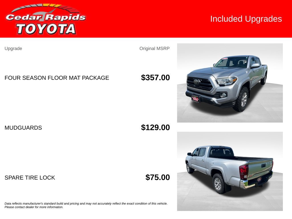 Used 2018 Toyota Tacoma SR5 w/ Four Season Floor Mat Package AWD/4WD image 6