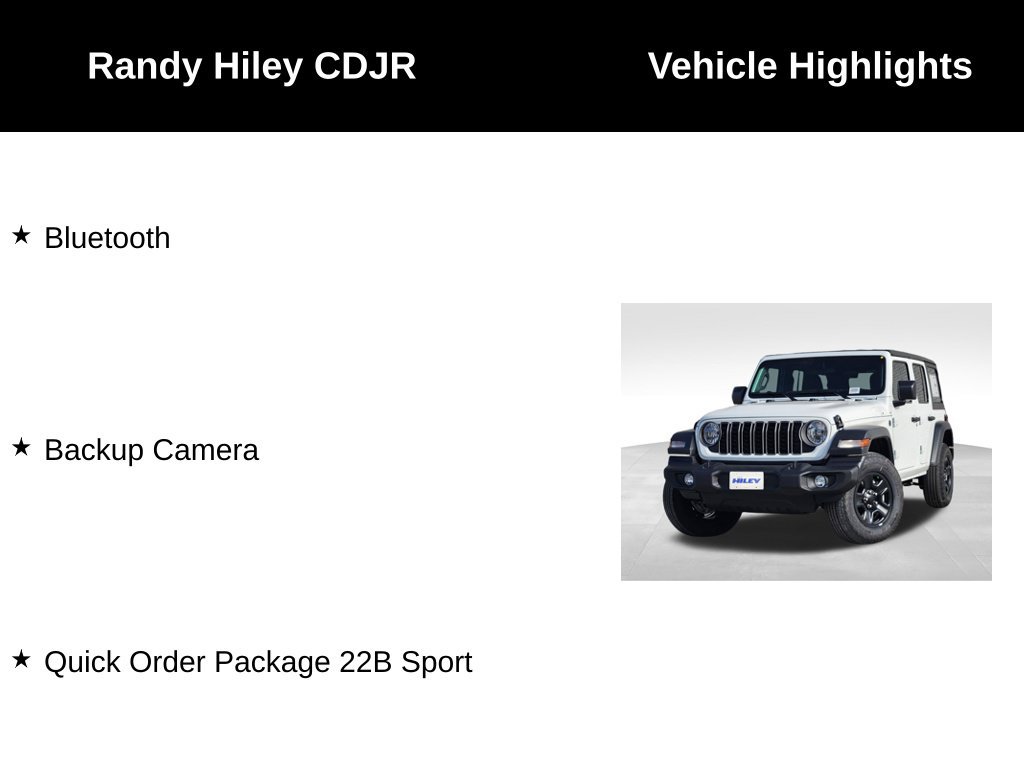 New 2026 Jeep Wrangler Unlimited Sport AWD/4WD image 5
