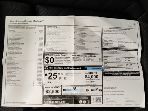 New 2026 BMW X5 sDrive40i w/ Parking Assistance Package image 31