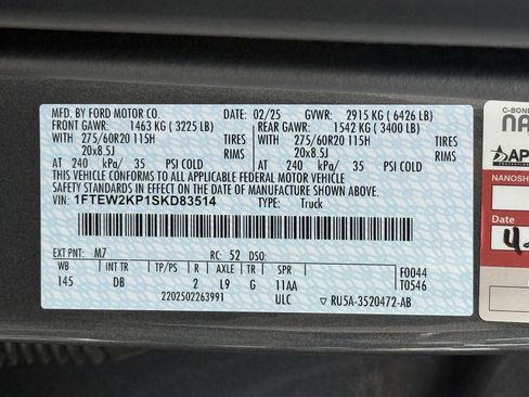 Used 2025 Ford F150 STX w/ STX Black Appearance Package RWD image 26