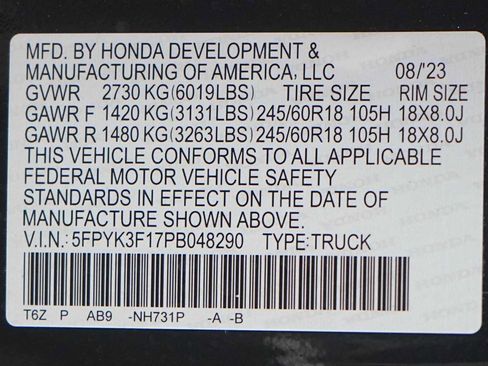 Used 2023 Honda Ridgeline Sport image 28