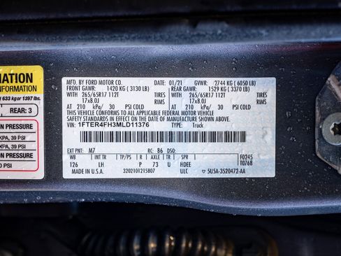 Used 2021 Ford Ranger XLT w/ Equipment Group 302A High image 32