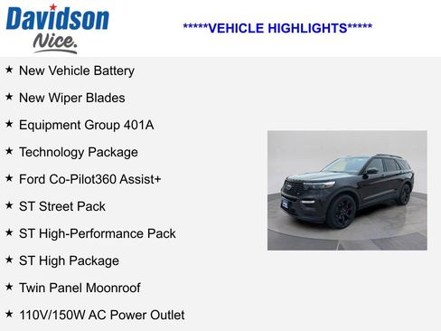 Used 2023 Ford Explorer ST w/ Equipment Group 401A image 4