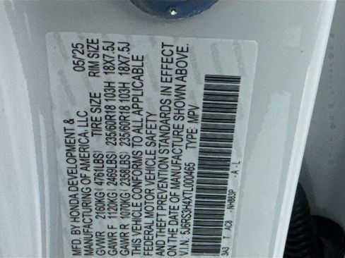 Certified 2026 Honda CR-V EX image 42