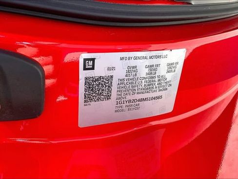 Used 2021 Chevrolet Corvette Stingray Preferred Cpe w/ Engine Appearance Package RWD image 29
