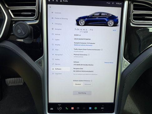 Used 2015 Tesla Model S 70D AWD/4WD image 14