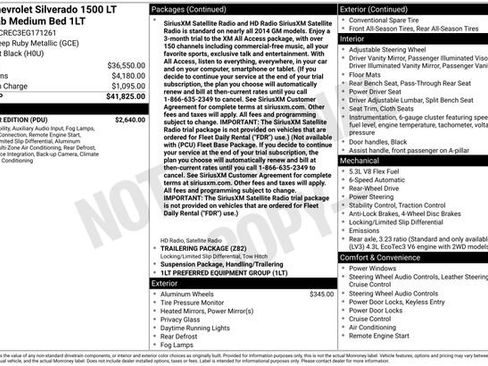 Used 2014 Chevrolet Silverado 1500 LT w/ All Star Edition RWD image 9