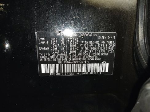 Used 2019 Subaru Ascent Touring w/ Popular Package #3 AWD/4WD image 33