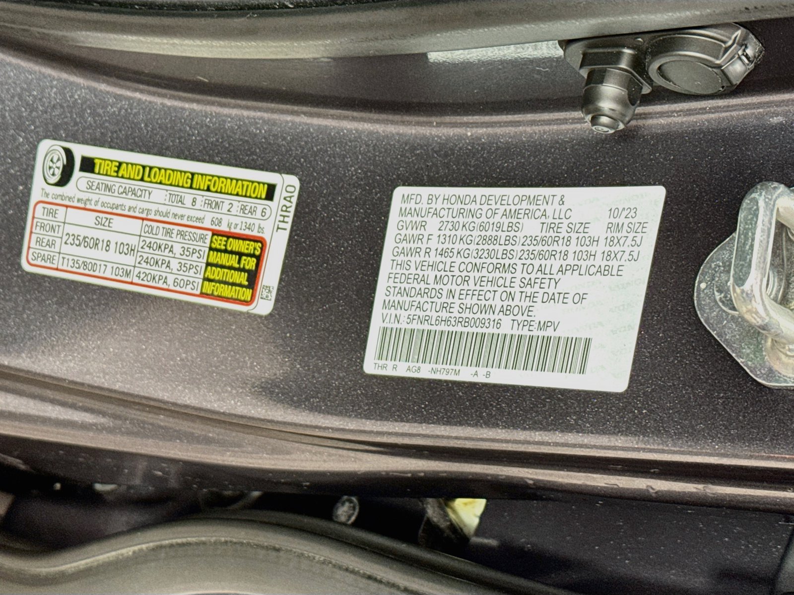 Used 2024 Honda Odyssey EX-L image 35