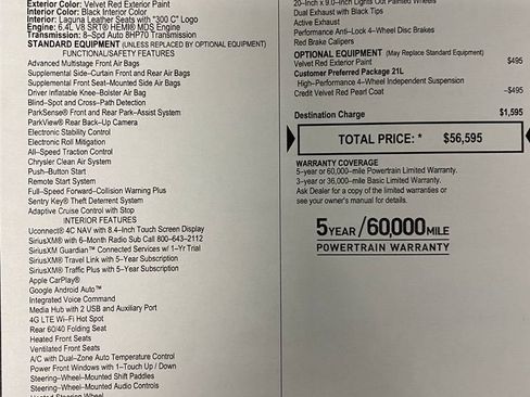 Used 2023 Chrysler 300 C image 38