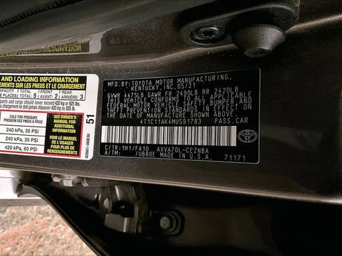 Used 2021 Toyota Camry LE FWD image 32