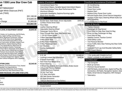 Used 2024 RAM 1500 Lone Star image 12