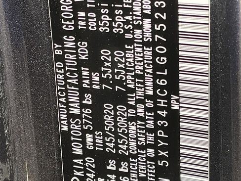 Used 2020 Kia Telluride EX w/ EX Premium Package image 32