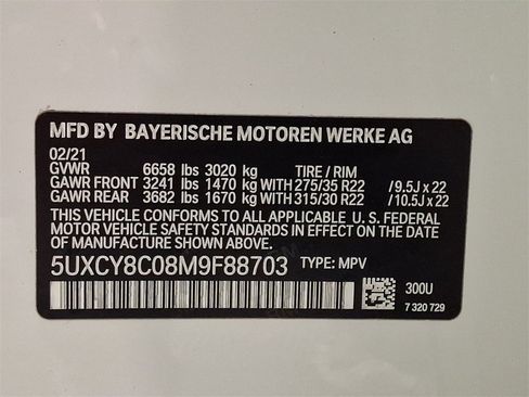 Used 2021 BMW X6 M50i w/ Executive Package image 28