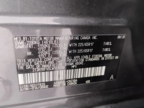 Used 2020 Toyota RAV4 LE w/ All Weather Liner Package FWD image 40