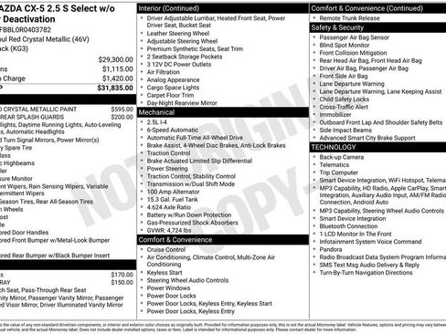 Certified 2024 MAZDA CX-5 AWD 2.5 S w/ Select Package image 5