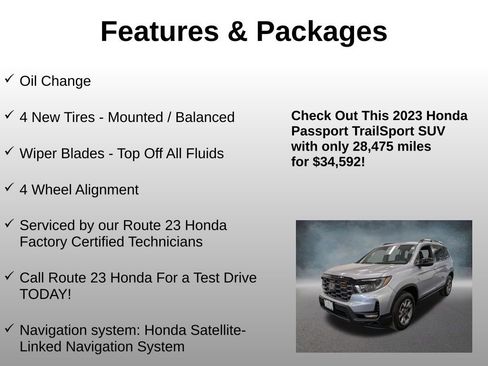 Certified 2023 Honda Passport TrailSport image 4