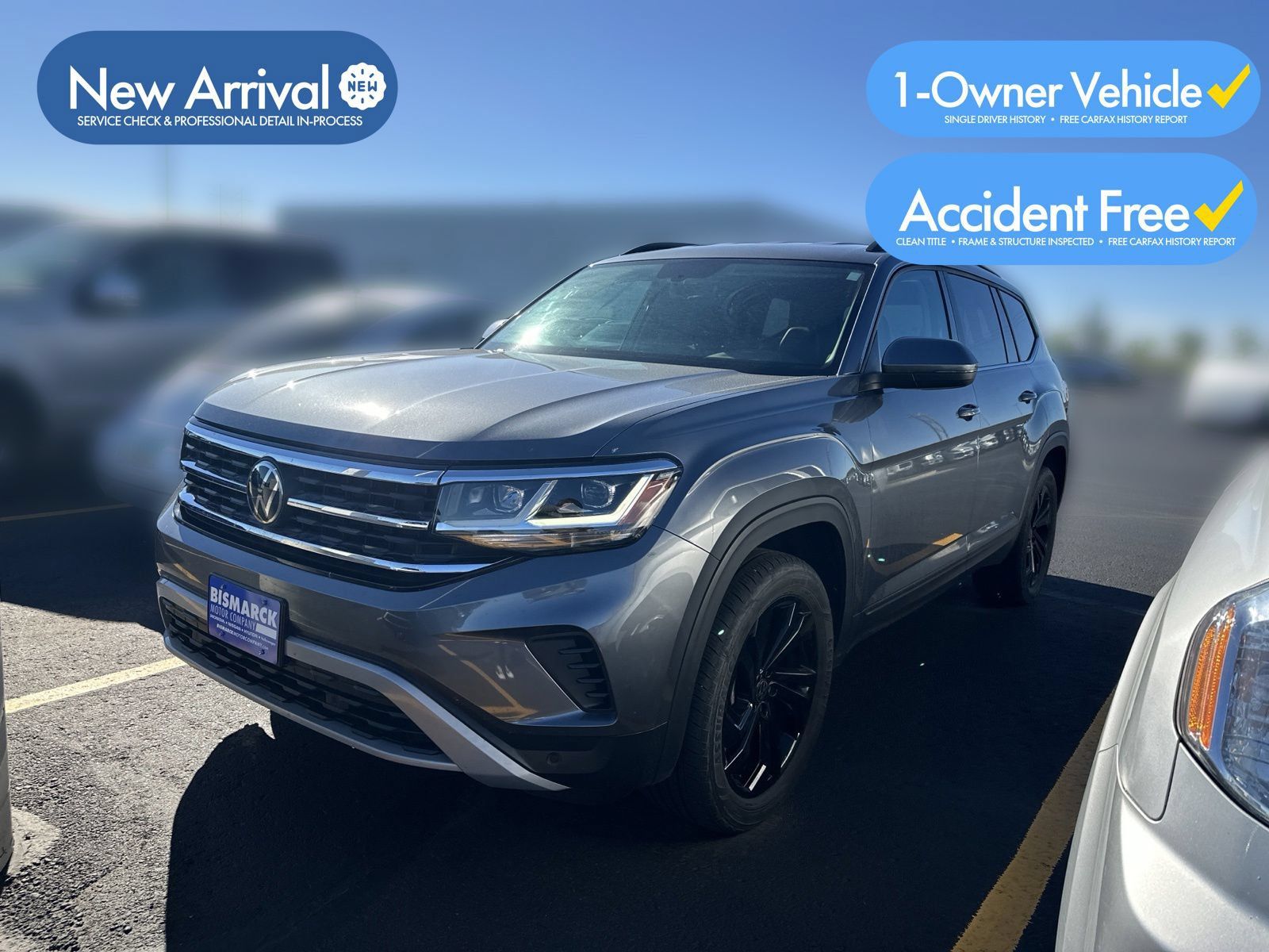 Used 2023 Volkswagen Atlas SE w/ Black Wheel Package AWD/4WD image 1