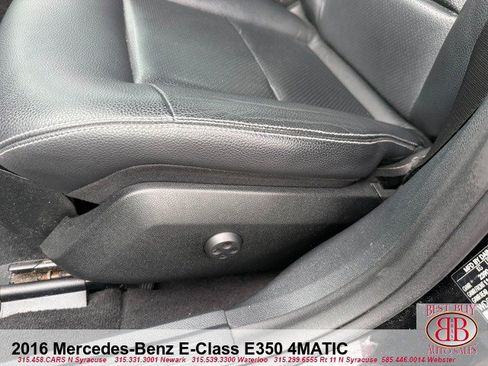 Used 2016 Mercedes-Benz E 350 4MATIC Sedan image 16