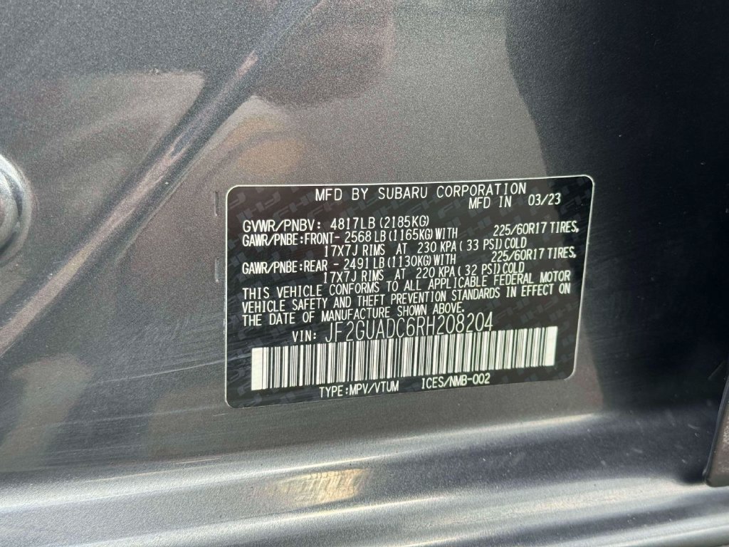 Used 2024 Subaru Crosstrek 2.0i Premium AWD/4WD image 14