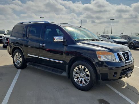 Used 2015 Nissan Armada Platinum w/ 2nd Row Captain Seat Package image 8