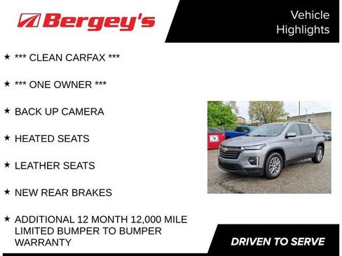 Certified 2023 Chevrolet Traverse LT w/ LPO, Floor Liner Package FWD image 4