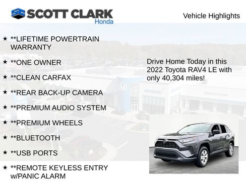 Used 2022 Toyota RAV4 LE FWD image 11
