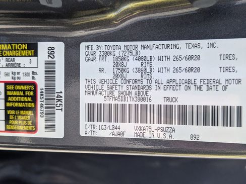 Used 2026 Toyota Tundra 1794 Edition AWD/4WD image 39
