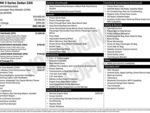 Used 2023 BMW 330i Sedan w/ Premium Package RWD image 4