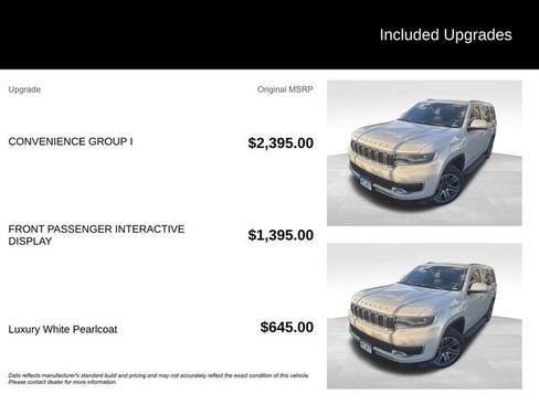 Used 2022 Jeep Wagoneer Series III w/ Convenience Group I AWD/4WD image 3