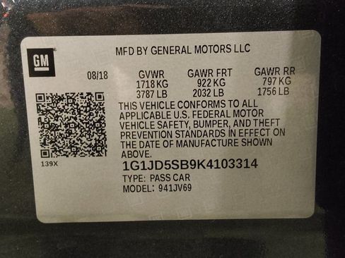 Used 2019 Chevrolet Sonic LT FWD image 33