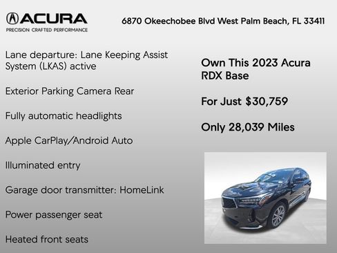 Used 2023 Acura RDX FWD w/ Technology Package image 14