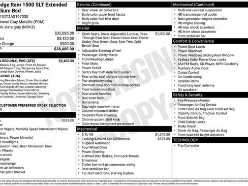 Used 2010 Dodge Ram 1500 Truck SLT w/ Big Horn Regional Pkg AWD/4WD image 5