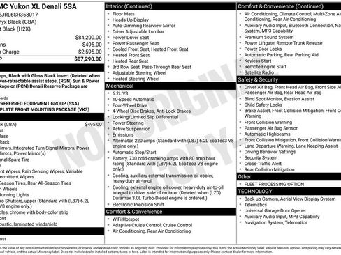Used 2025 GMC Yukon XL Denali AWD/4WD image 17