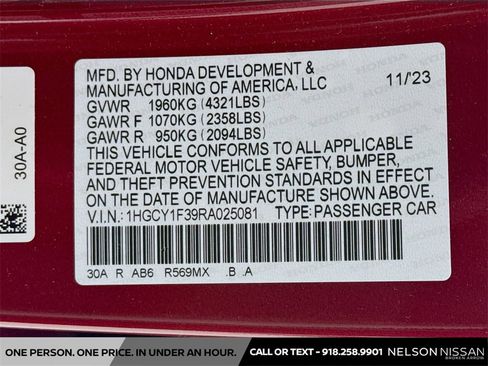 Used 2024 Honda Accord EX image 30