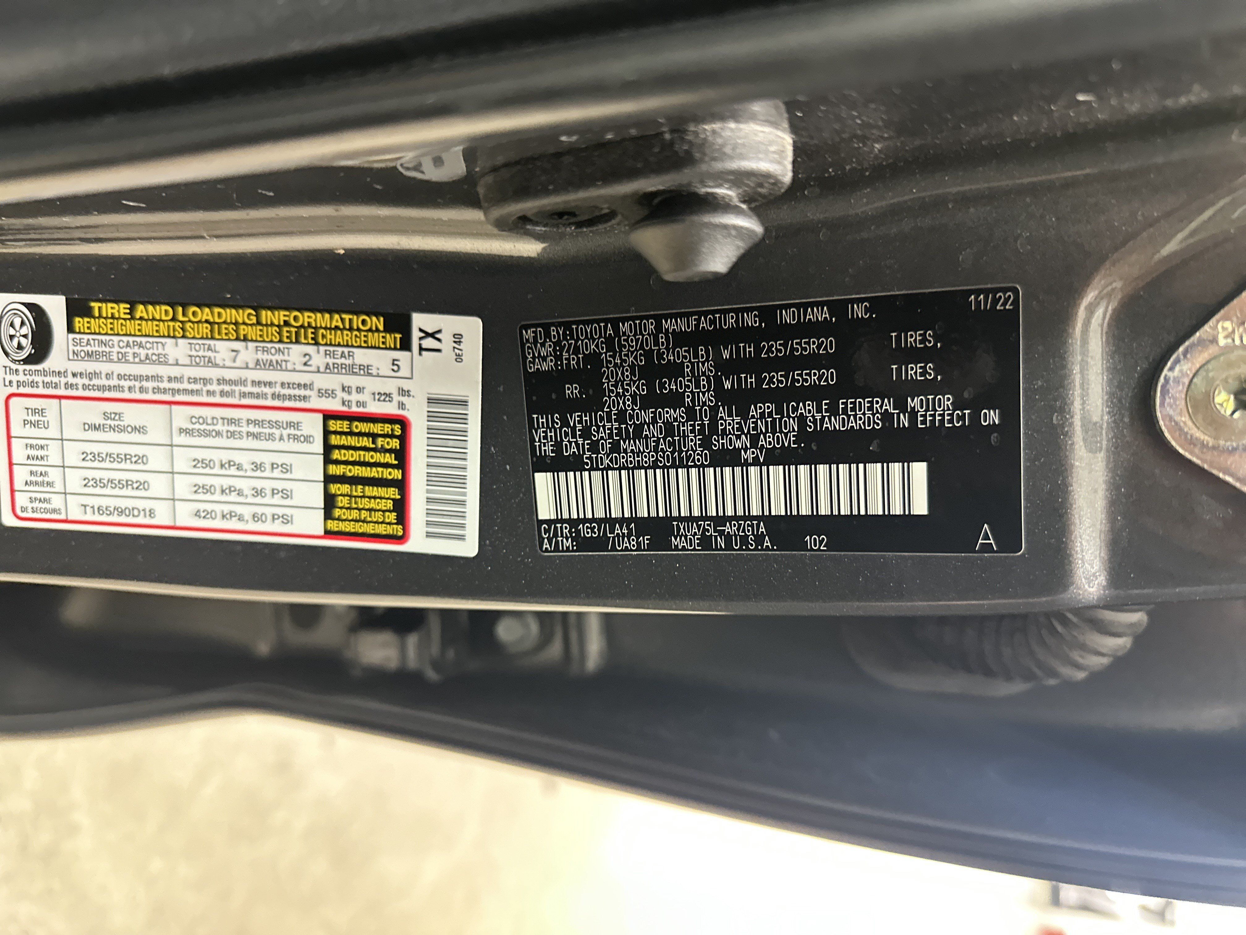Used 2023 Toyota Highlander Platinum AWD/4WD image 36