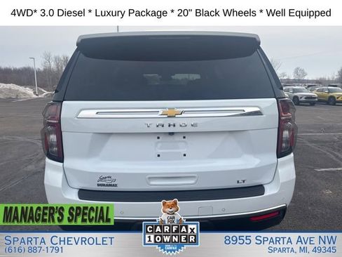 Used 2023 Chevrolet Tahoe LT w/ Luxury Package AWD/4WD image 4