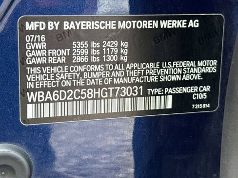 Used 2017 BMW 640i Gran Coupe xDrive AWD/4WD image 27