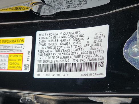 Certified 2026 Honda Civic LX image 26