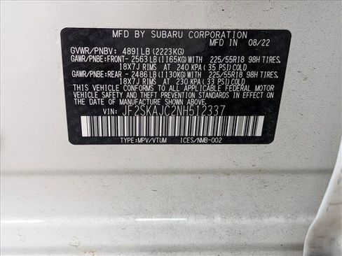 Used 2022 Subaru Forester Sport w/ Popular Package #3 AWD/4WD image 15