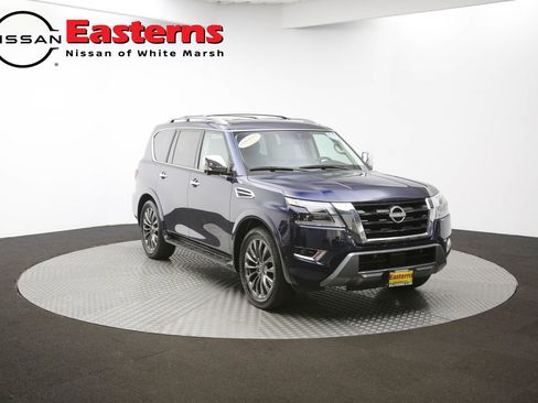 Used 2023 Nissan Armada Platinum w/ Captain's Chairs Package AWD/4WD image 53