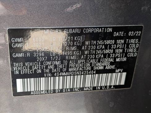 Used 2022 Subaru Ascent Touring AWD/4WD image 27