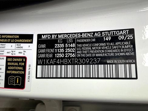 New 2026 Mercedes-Benz C 300 4MATIC Sedan image 13